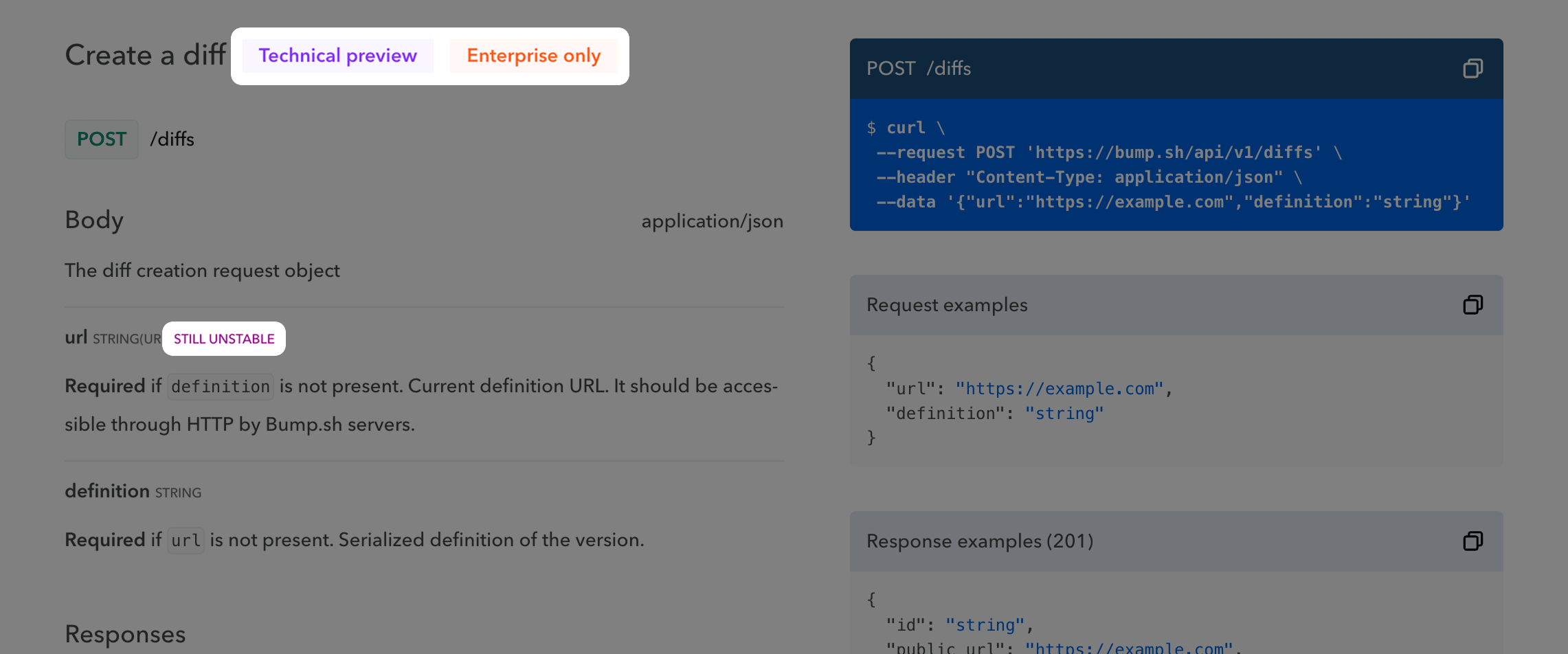 Image of badges applied to operations and properties
